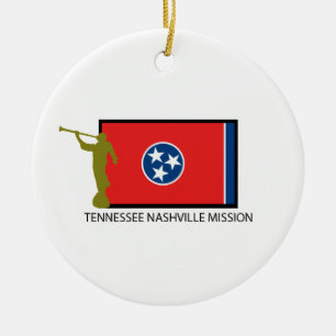TENNESSEE NASHVILLE MISSION LDS CTR CERAMIC ORNAMENT