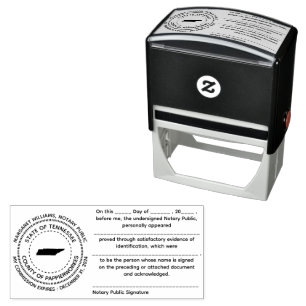 Tennessee Notary Public Acknowledgement Stamp