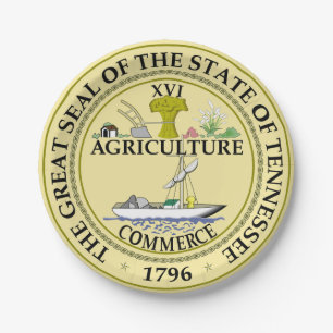 Tennessee Paper Plate