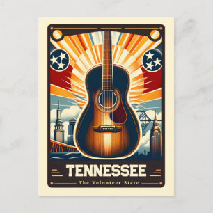 Tennessee   Patriotic Spirit Vintage Postcard