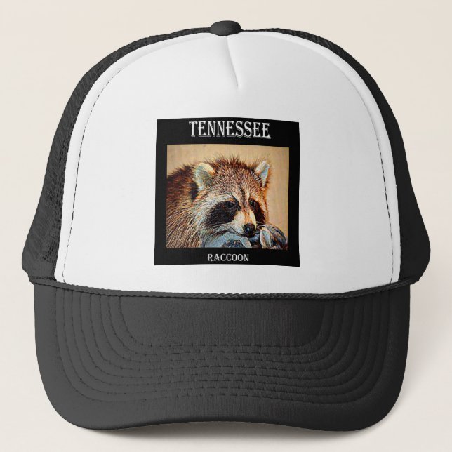 Tennessee Raccoon Trucker Hat (Front)