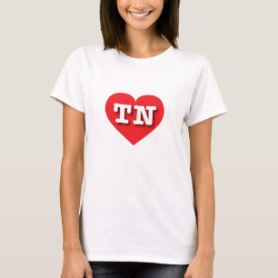 Tennessee Red Heart - I love TN T-Shirt