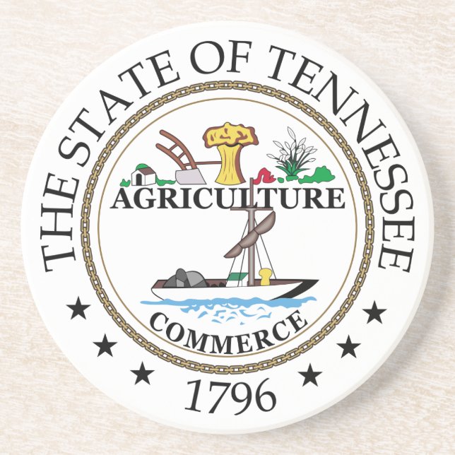 Tennessee sign coaster (Front)