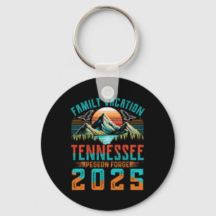 Tennessee Smoky Mountains Family Vacation 2025 Pig Keychain