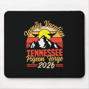 Tennessee Smoky Mountains Family Vacation 2026 Pig Mouse Pad
