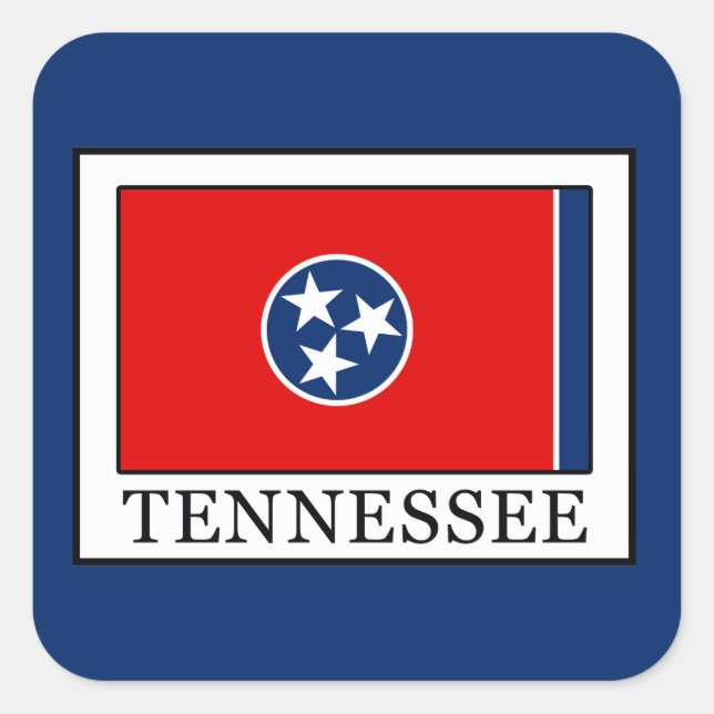 Tennessee Square Sticker (Front)