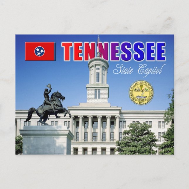 Tennessee State Capitol in Nashville Postcard (Front)