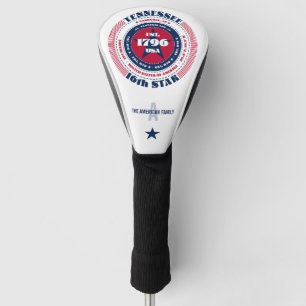 Tennessee State Circle Custom Golf Head Cover