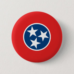 Tennessee State Flag 2 Inch Round Button