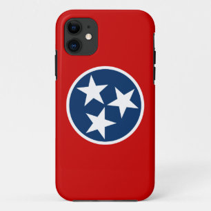 Tennessee State Flag Blue White Stars iPhone 11 Case
