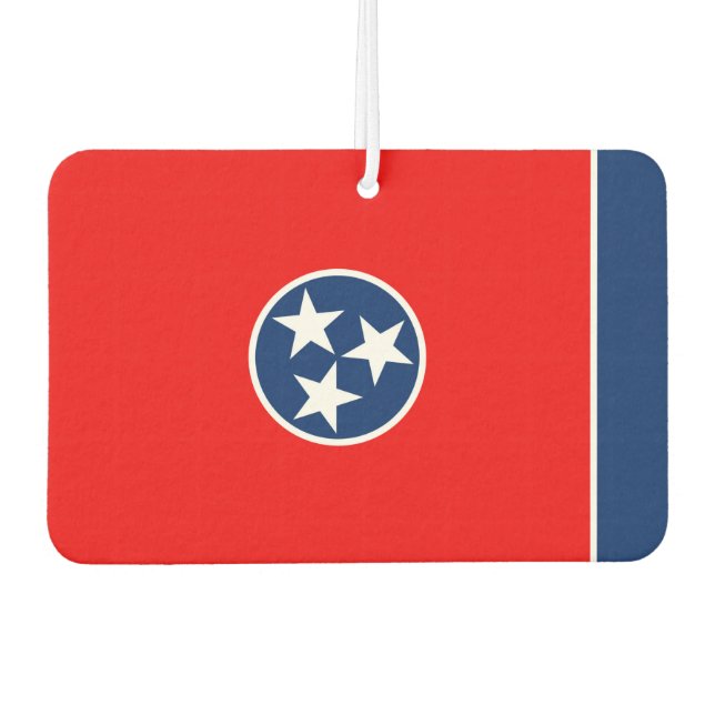 Tennessee State Flag Design Air Freshener (Front)