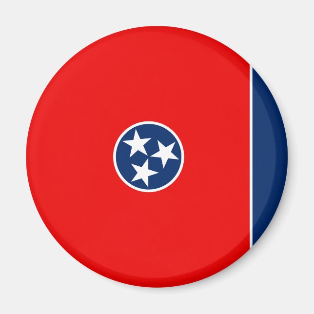Tennessee State Flag Design Magnet (Front)