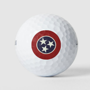 Tennessee state flag golf balls