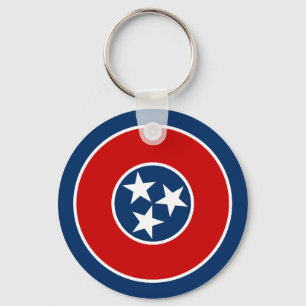 Tennessee State Flag Keychain
