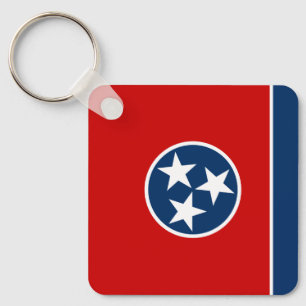 Tennessee State Flag Keychain