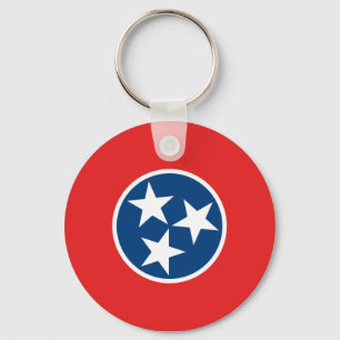 Tennessee State Flag Keychain
