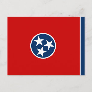 Tennessee State Flag Postcard