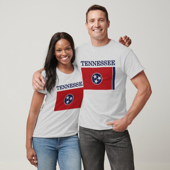 Tennessee State Flag T-shirt vêtement américain (Unisexe)