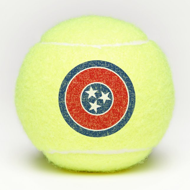 Tennessee State Flag Tennis Balls (Front)