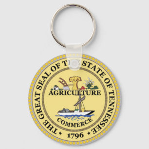 Tennessee State Seal Keychain