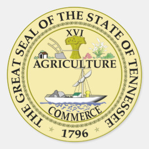 Tennessee State Seal Sticker