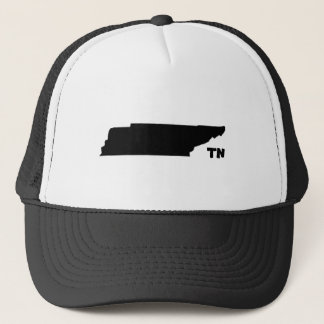 Tennessee State Shape Trucker Hat with TN Logo