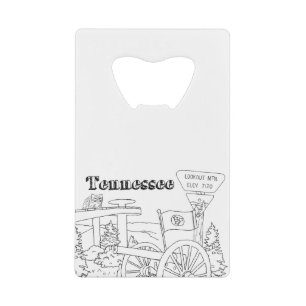 Tennessee State Symbols Volunteer State Images Credit Card Bottle Opener