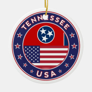 Tennessee sticker, phone case, tote bag, clock ceramic ornament