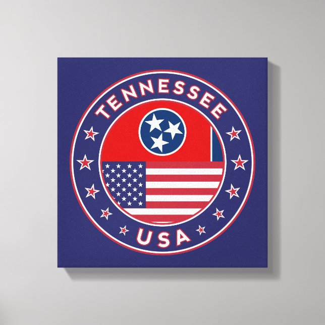 Tennessee, Tennessee poster, canvas Print (Front)