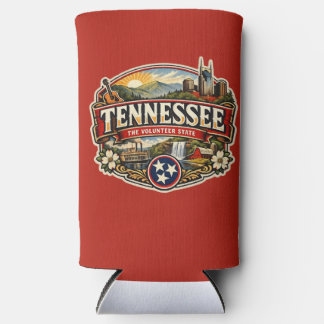 Tennessee The Volunteer State  Seltzer Can Cooler