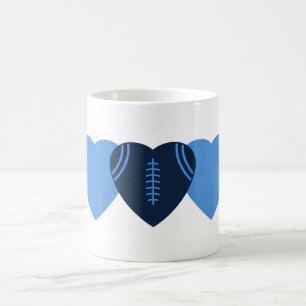 Tennessee Titans Football Heart Design Coffee Mug