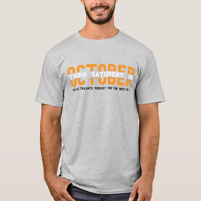 Tennessee Troisième samedi en octobre Logo T-Shirt (Devant)