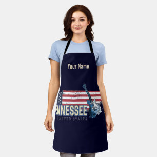 Tennessee United States Retro State Vintage USA Apron