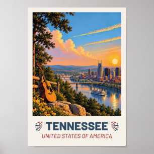 Tennessee USA – Vintage Travel Poster