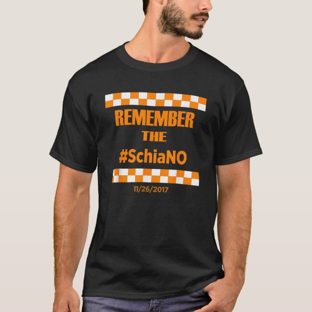 Tennessee Volunteer State Funny Football SchiaNO T-Shirt (Front)