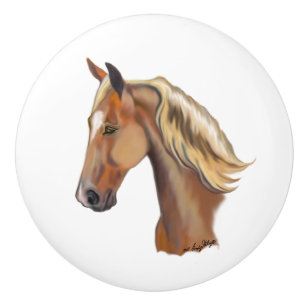 Tennessee Walking Horse Drawer Cupboard Pull Knob