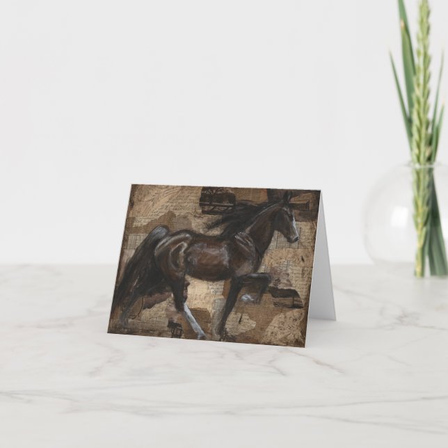 Tennessee Walking Horse Greeting Card (Front)