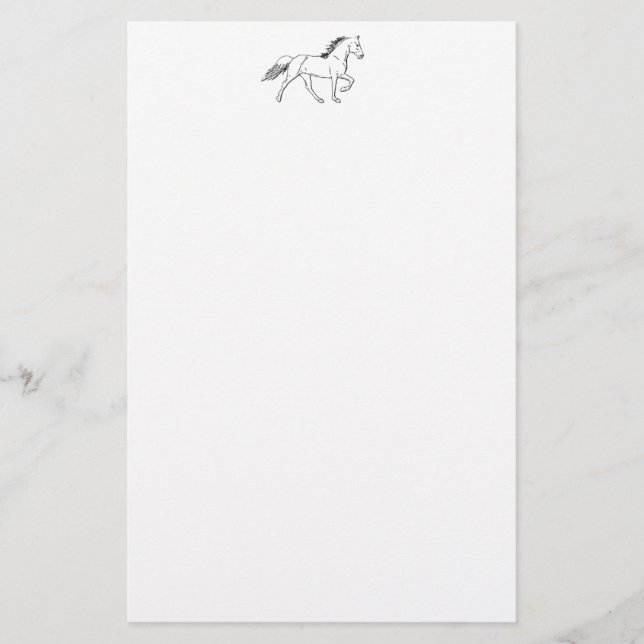 Tennessee Walking Horse Stationery (Front)