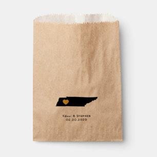 Tennessee Wedding Favour Treat Sacks, Gift Bags