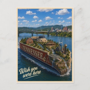Tennessee   Wish You Were Here   State Series Postcard