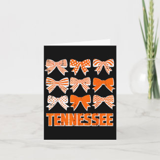 Tennessee Women Men Kids Boys Girls Youth Teen Card