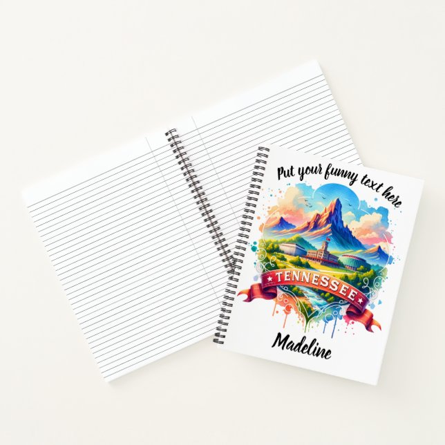 Tennessee's vibrant natural beauty notebook (Inside)