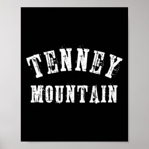 Tenney Mountain Plymouth New Hampshire Skiing Skie Poster