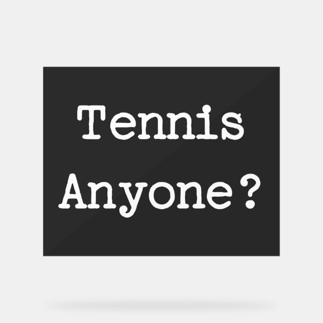 Tennis (Recto)