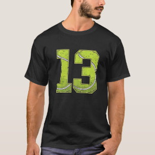 Tennis 13th Birthday Boy Girl Thirteen 13 Years Ol T-Shirt