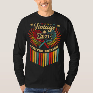 Tennis 1st Birthday Boys Girls Vintage 2021 Tennis T-Shirt
