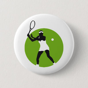 tennis 2 inch round button