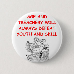 tennis 2 inch round button