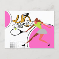 Tennis 40th Birthday for woman player 