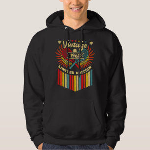 Tennis 54th Birthday Men Women Vintage 1968 Tennis Hoodie